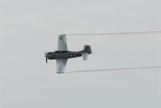 T6 Texan fighter in flight